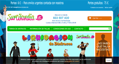 Desktop Screenshot of disfraces-tienda.com